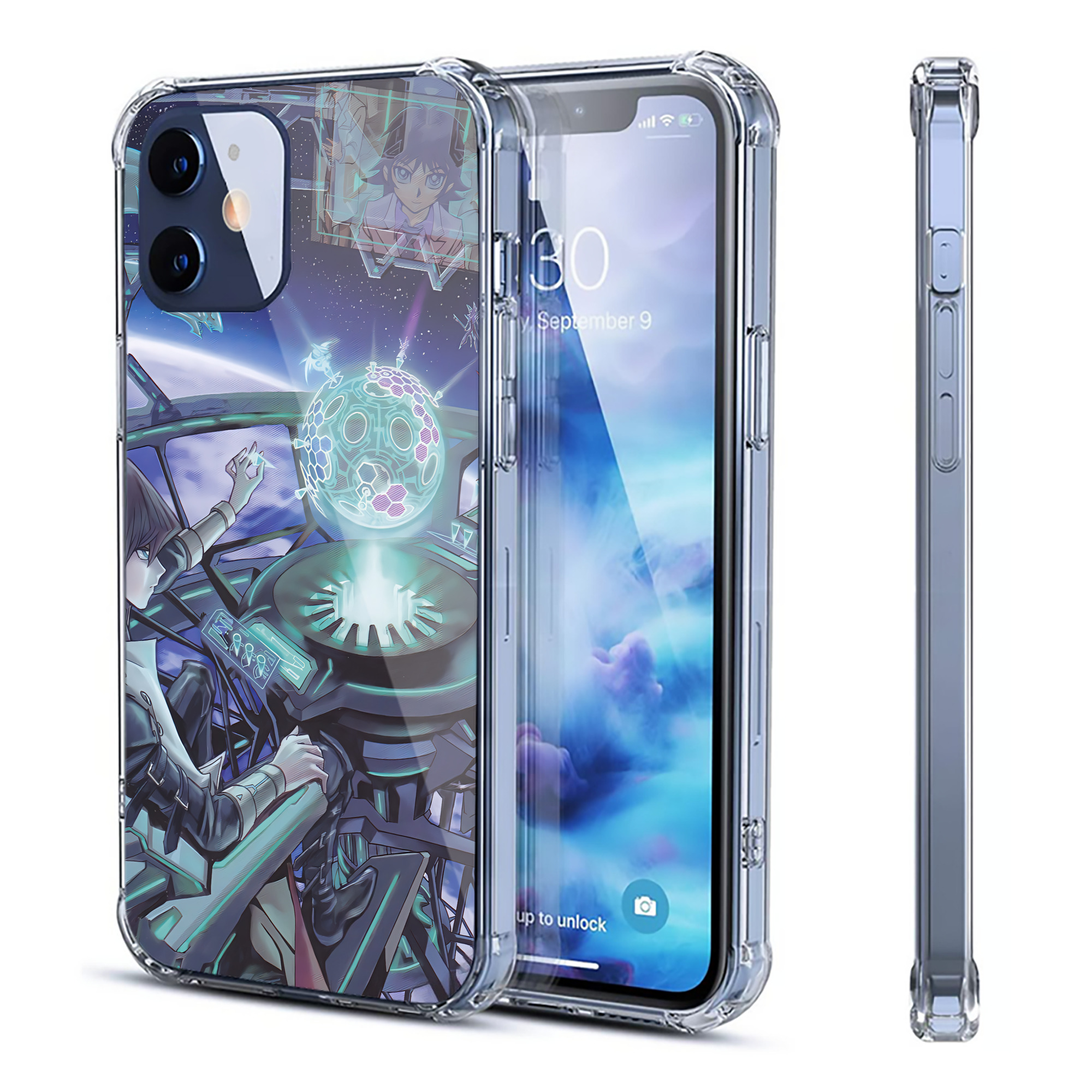 （画像用） 遊☆戯☆王 Yu-Gi-Oh! 【iPhone 12シリーズ対応】透明スマホケース（クリアソフトケース）